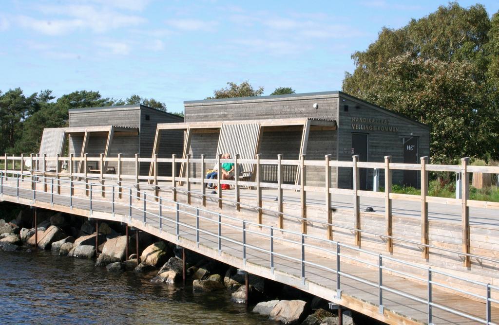 Lotsvillan Höllviken Esterno foto